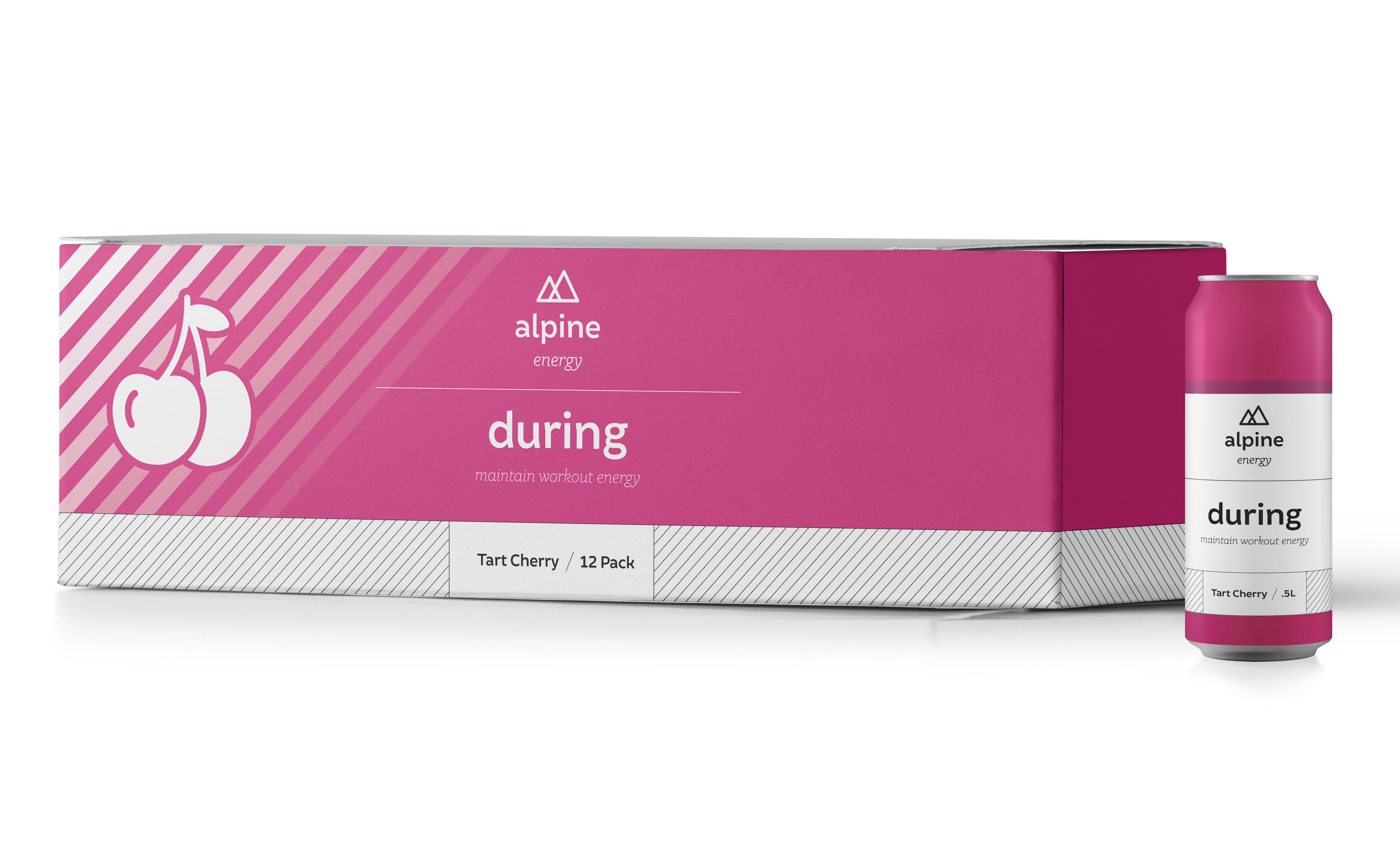 Alpine Energy Drink Tart Cherry During 0.5L PET 12 Pack