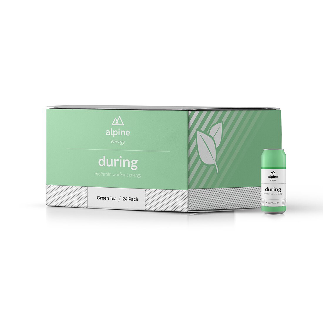 Alpine Energy Drink Green Tea During 0.5L PET 24 Pack (Case)